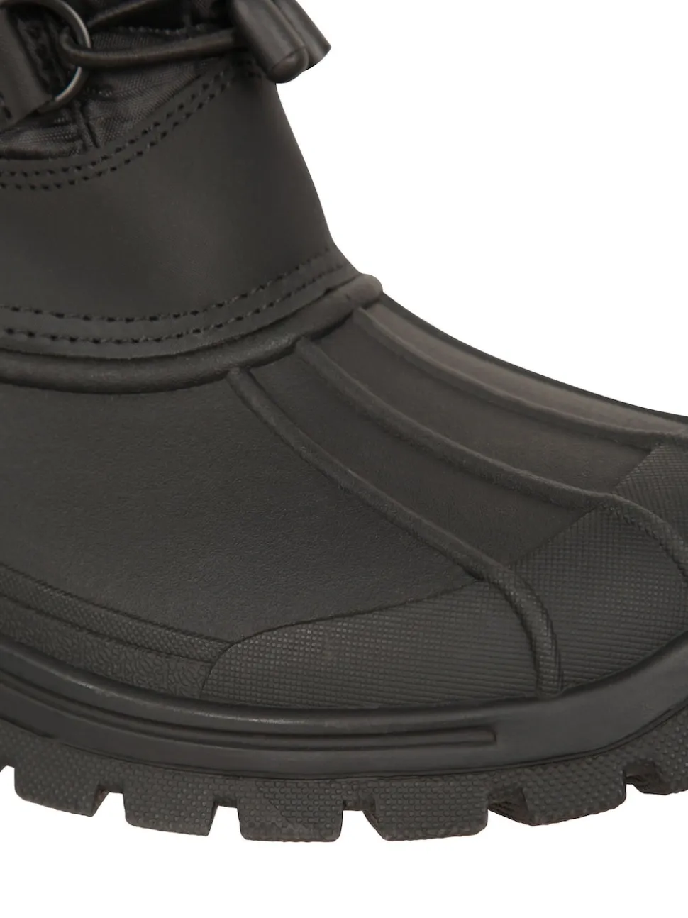 Mountain Warehouse Black Whistler Womens Sherpa Lined Adaptive Snow Boots