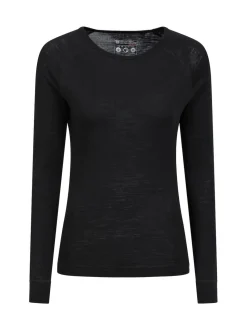 Mountain Warehouse Black Womens Merino II Thermal Top