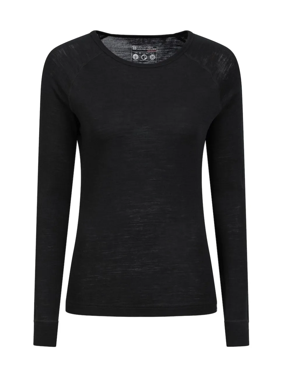 Mountain Warehouse Black Womens Merino II Thermal Top