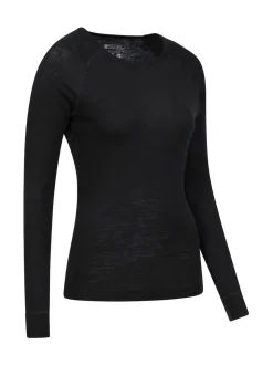Mountain Warehouse Black Womens Merino II Thermal Top