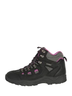 Mountain Warehouse Black Adventurer Womens Waterproof Walking Boots