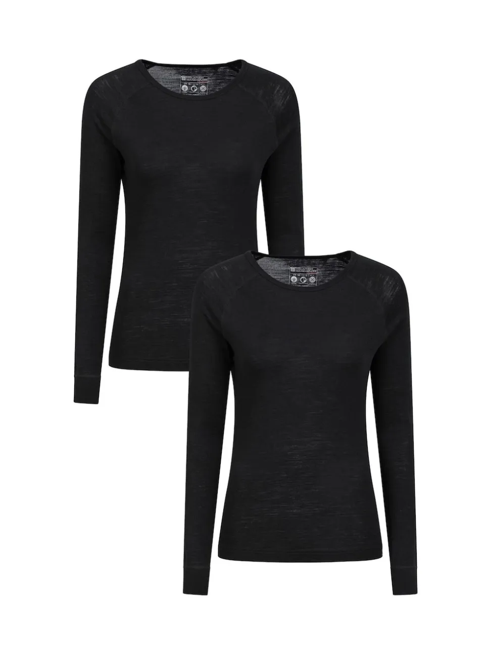 Mountain Warehouse Black Womens Merino Thermal Top