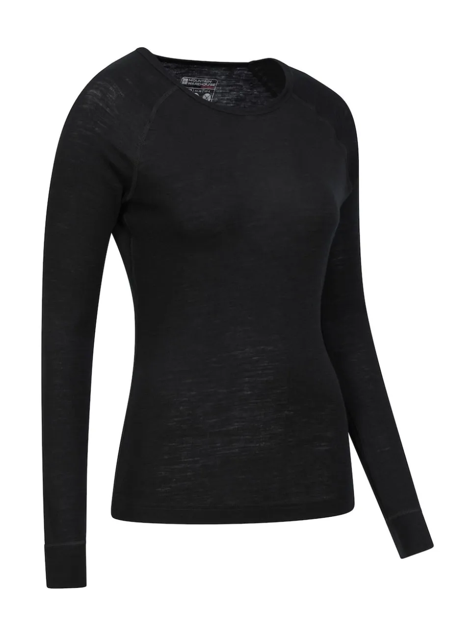 Mountain Warehouse Black Womens Merino Thermal Top