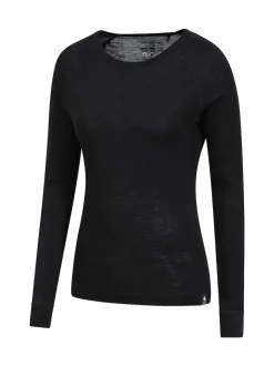 Mountain Warehouse Black Womens Merino Thermal Top