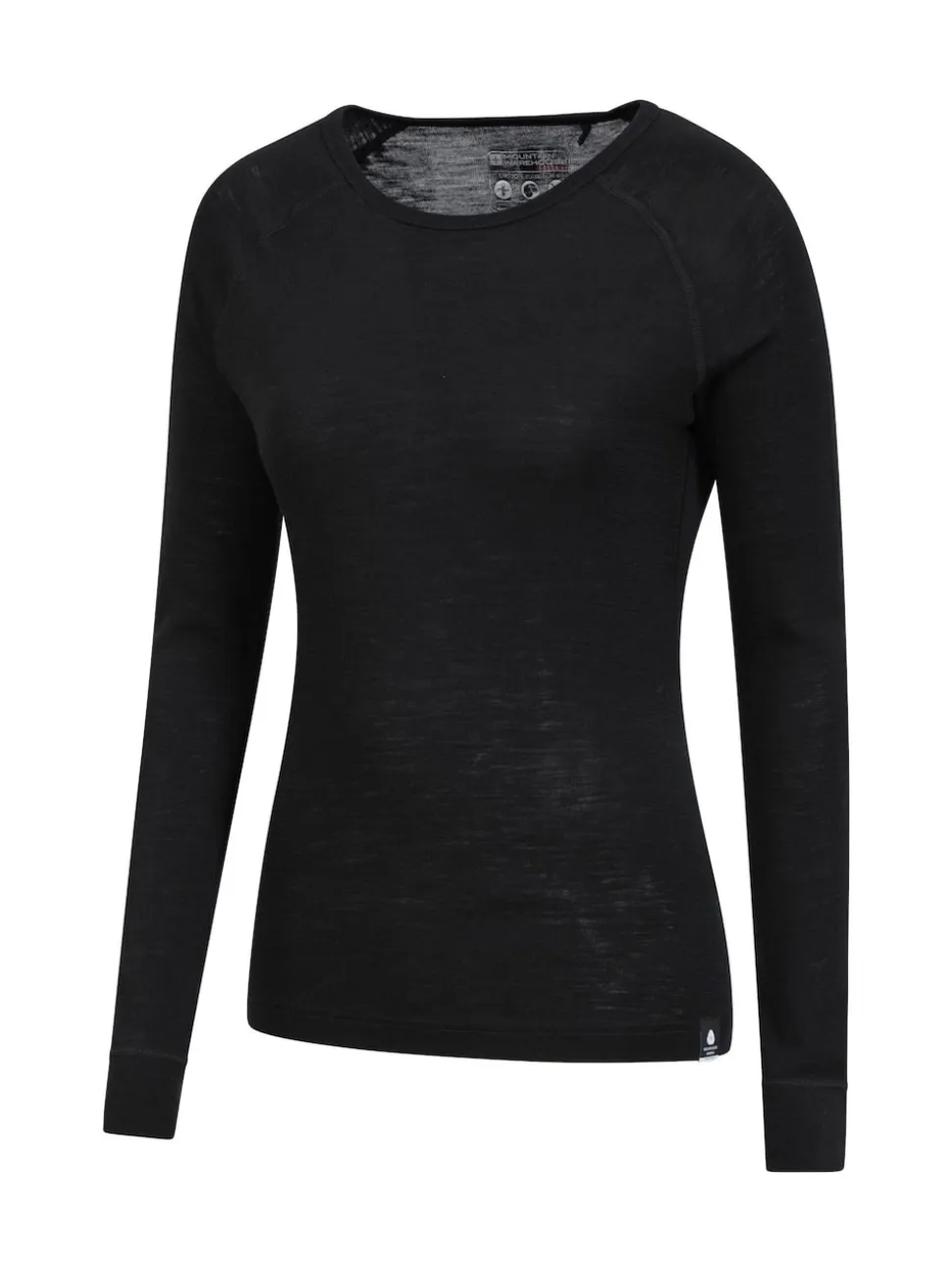 Mountain Warehouse Black Womens Merino Thermal Top
