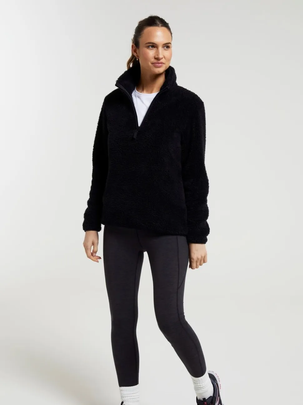 Mountain Warehouse Black Teddy Womens Fleece