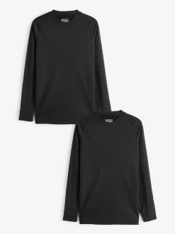 Mountain Warehouse Black Womens Talus Thermal Tops 2 Pack