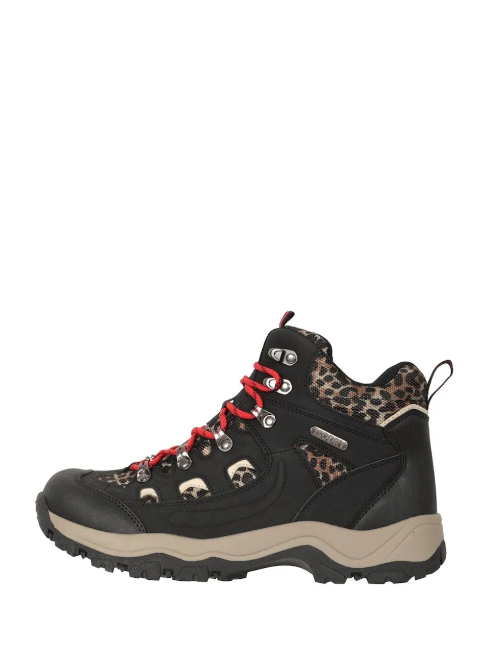 Mountain Warehouse Black/Leopard Womens Adventurer Printed Waterproof Boots