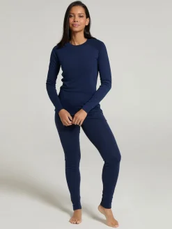 Mountain Warehouse Blue Womens Talus Thermal Top & Joggers Set