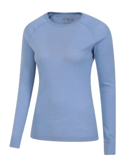 Mountain Warehouse Blue Womens Merino II Thermal Top