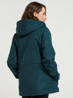 Mountain Warehouse Green Womens Fell 3-in-1 Water Resistant Jacket