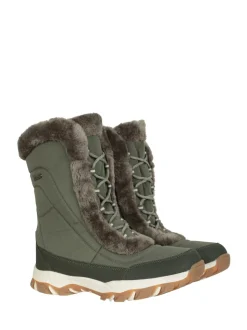 Mountain Warehouse Green Womens Ohio Snow Boots