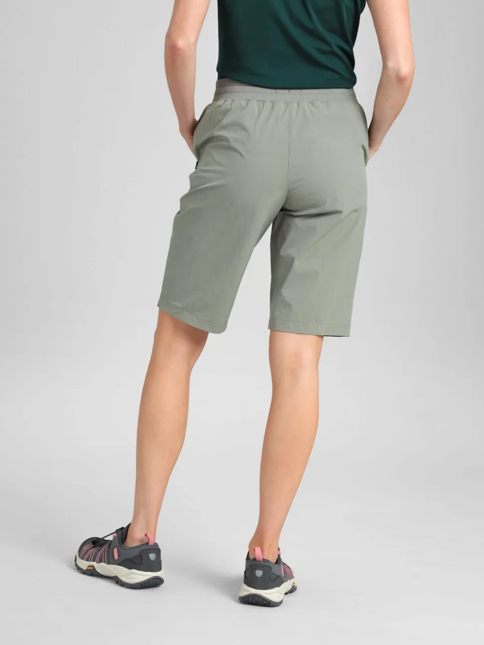 Mountain Warehouse Green Womens Explorer Long Shorts