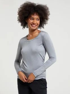 Mountain Warehouse Grey Keep The Heat Quick Drying Thermal Top