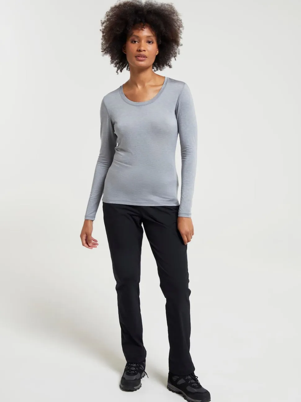 Mountain Warehouse Grey Keep The Heat Quick Drying Thermal Top