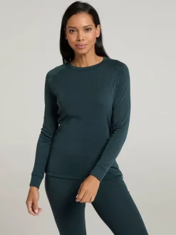 Mountain Warehouse Grey Talus Womens Round Neck Thermal Top