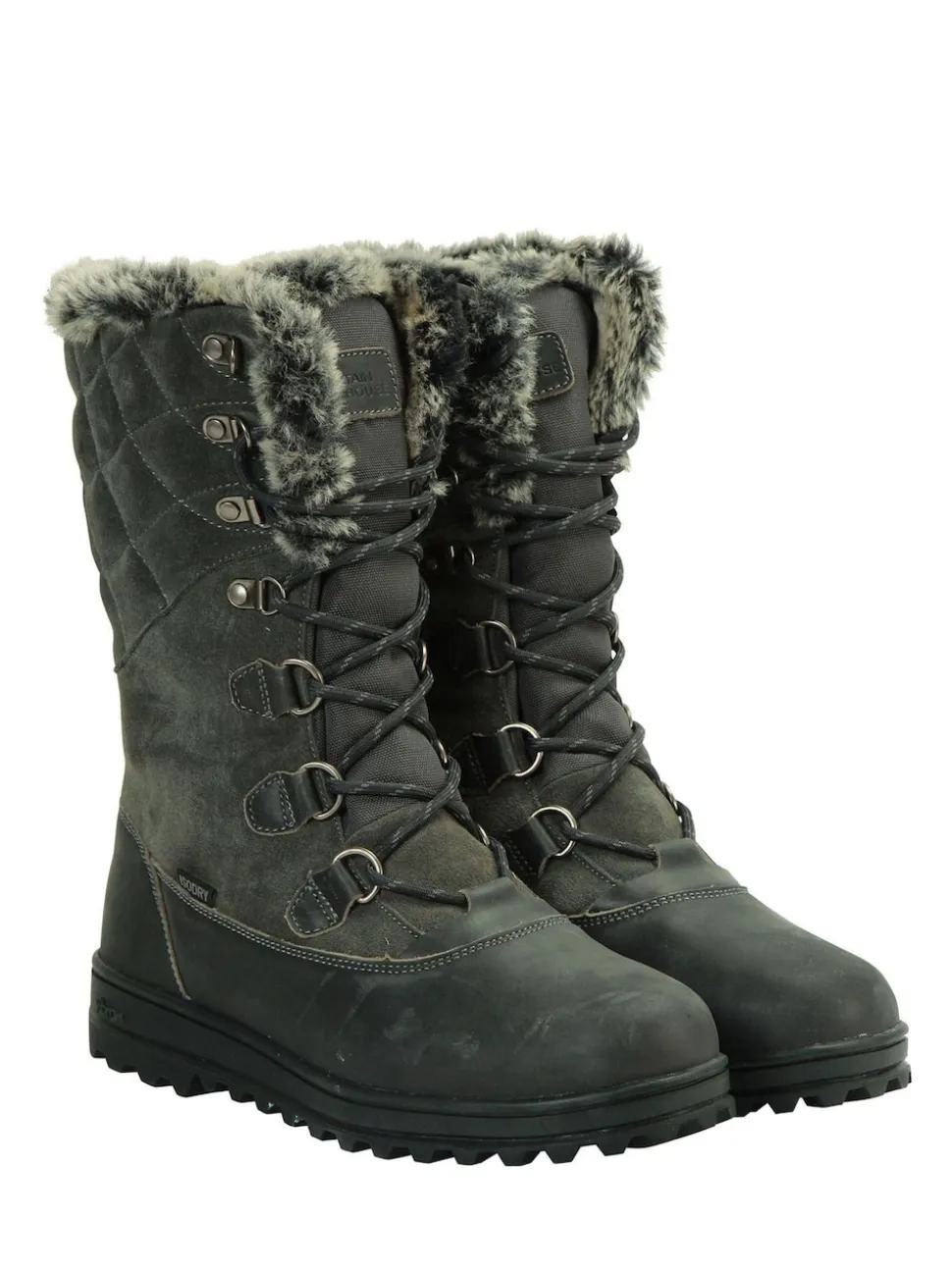 Mountain Warehouse Grey Womens Vostock Snow Walking Boots