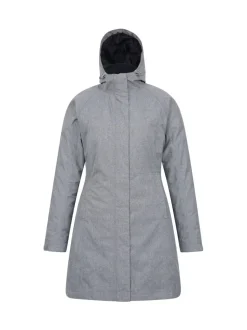Mountain Warehouse Grey Womens Alaskan 3-In-1 Waterproof Long Coat