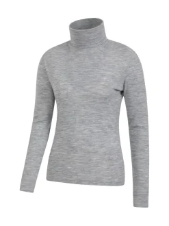 Mountain Warehouse Grey Womens Merino Thermal Top