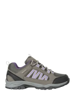 Mountain Warehouse Grey Womens Path Waterproof Walking Shoes