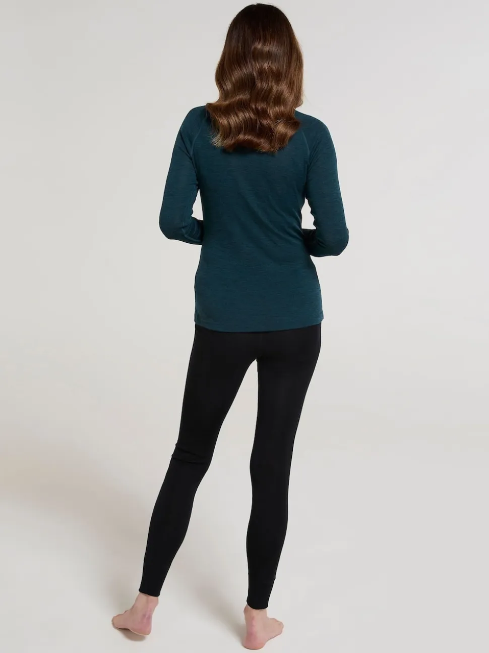 Mountain Warehouse Light Blue Womens Merino II Thermal Top