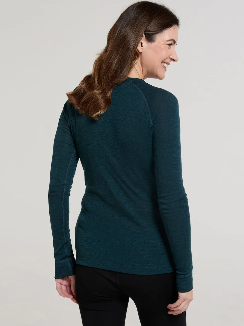 Mountain Warehouse Light Blue Womens Merino II Thermal Top
