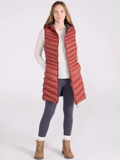 Mountain Warehouse Orange Florence Womens Long Padded Gilet
