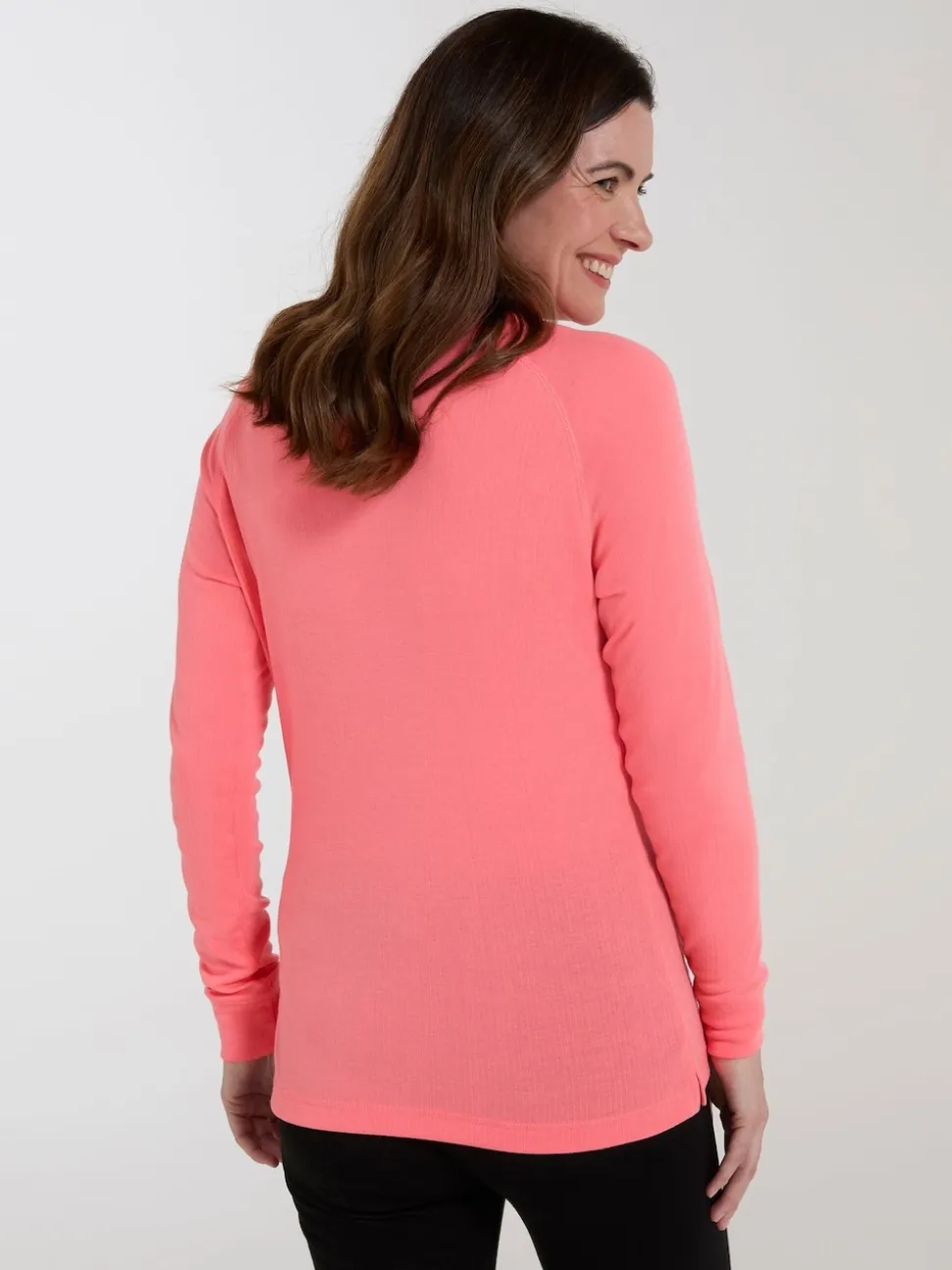 Mountain Warehouse Pink Talus Womens Round Neck Thermal Top