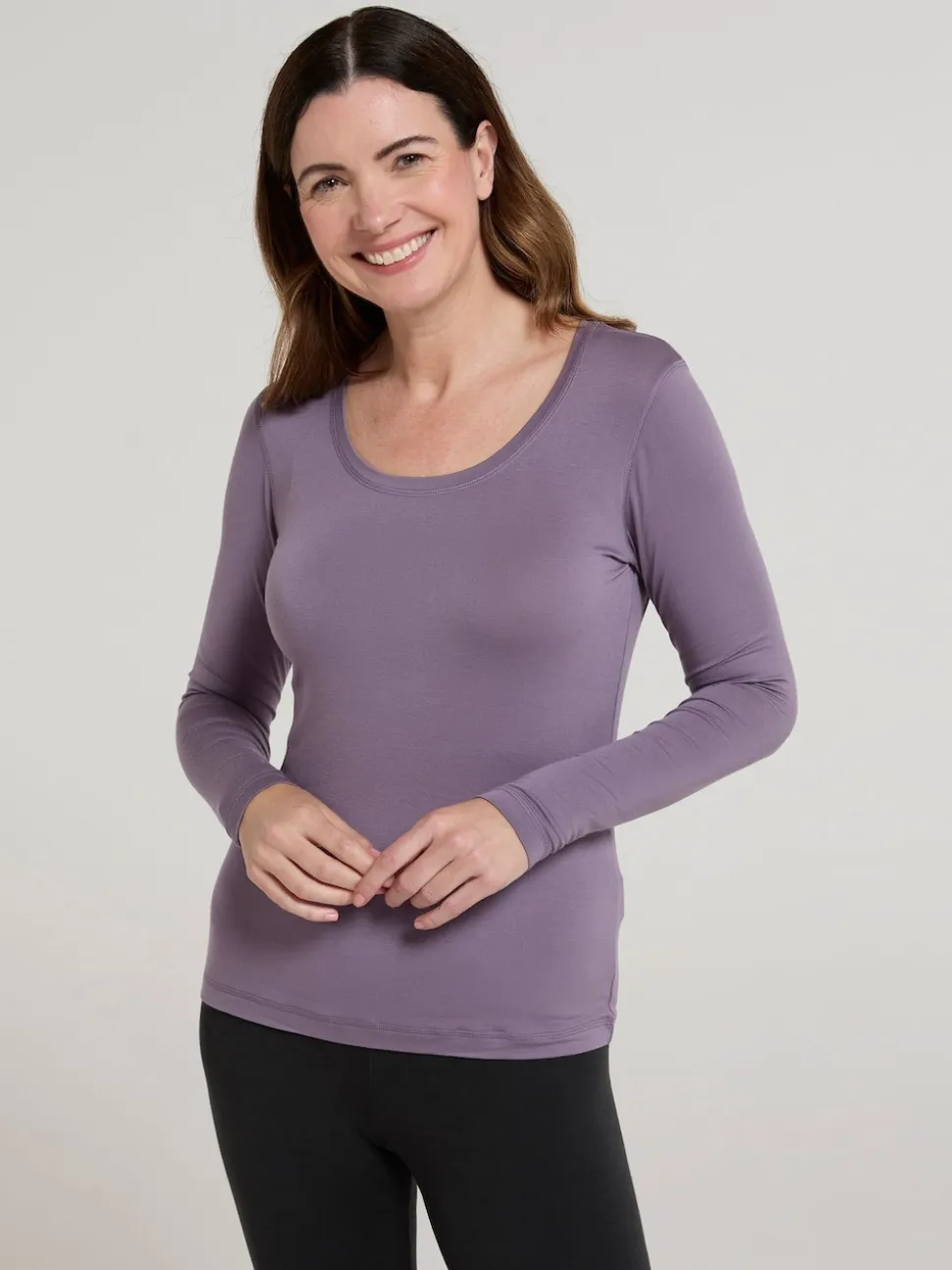 Mountain Warehouse Purple Keep The Heat Quick Drying Thermal Top