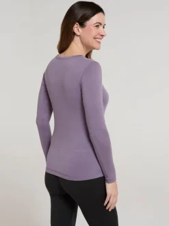 Mountain Warehouse Purple Keep The Heat Quick Drying Thermal Top