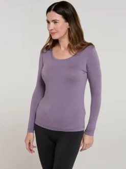 Mountain Warehouse Purple Keep The Heat Quick Drying Thermal Top