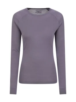 Mountain Warehouse Purple Womens Merino II Thermal Top