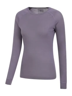 Mountain Warehouse Purple Womens Merino II Thermal Top