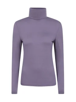 Mountain Warehouse Purple Keep The Heat Womens Roll Neck Thermals