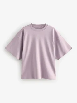 Multi 100% Cotton Boxy Short Sleeve T-Shirts 5 Pack