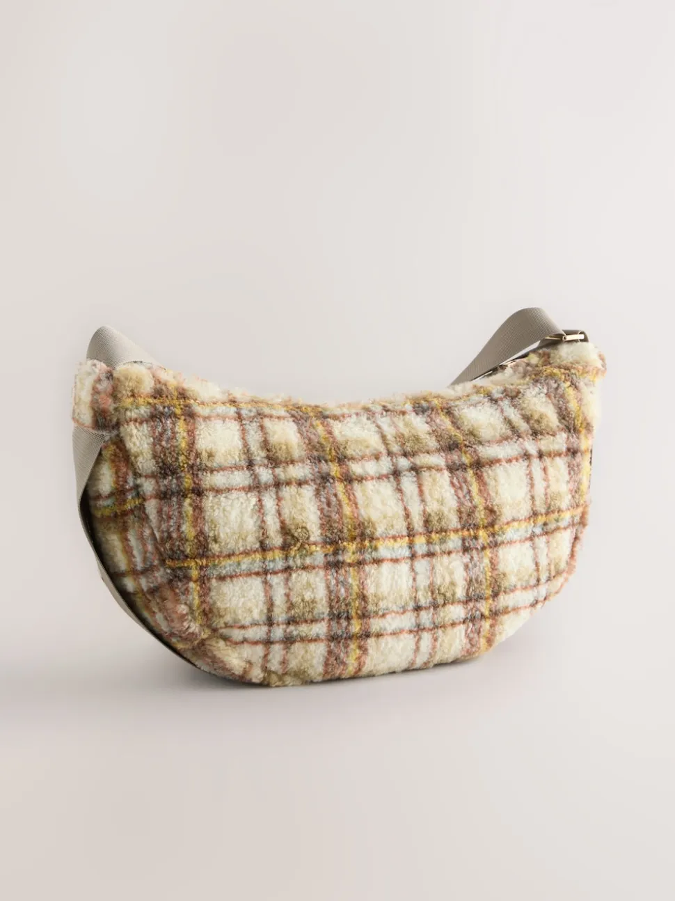 Multi Borg Sling Checkered Cross-Body Bag