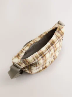 Multi Borg Sling Checkered Cross-Body Bag