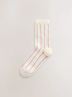 Multi Check Ankle Socks 5 Pack