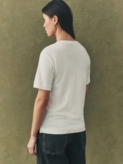 Multi Cotton Modal Slouch T-Shirt 5 Pack