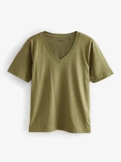 Multi Cotton Modal Slouch T-Shirt 5 Pack