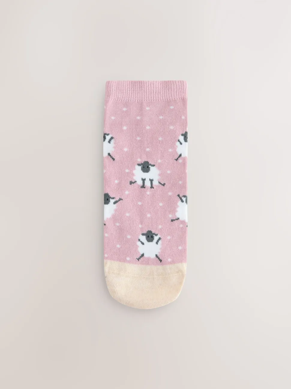 Multi Sheep Print Trainer Socks 4 Pack