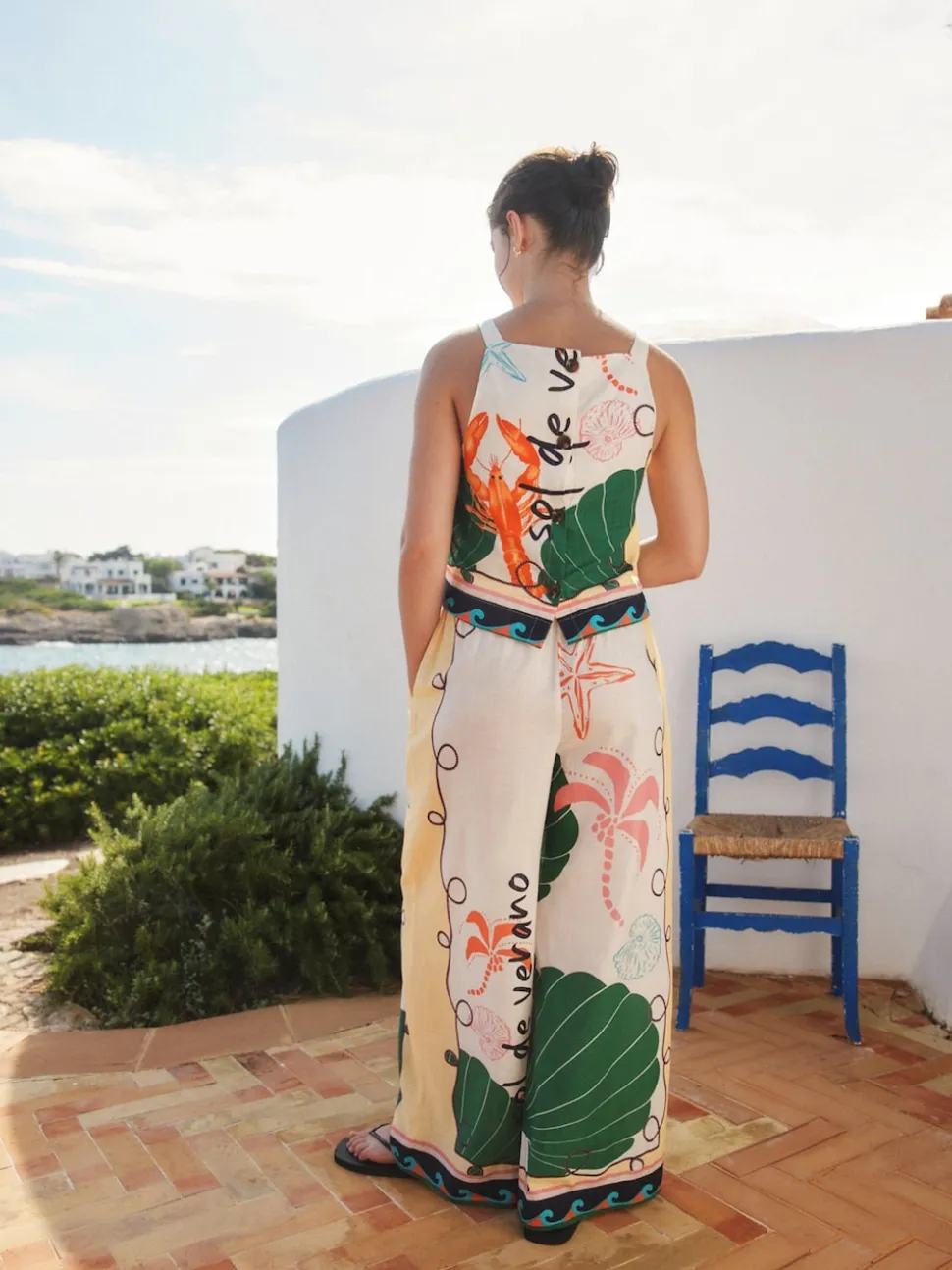 Multi Wide Leg Trousers