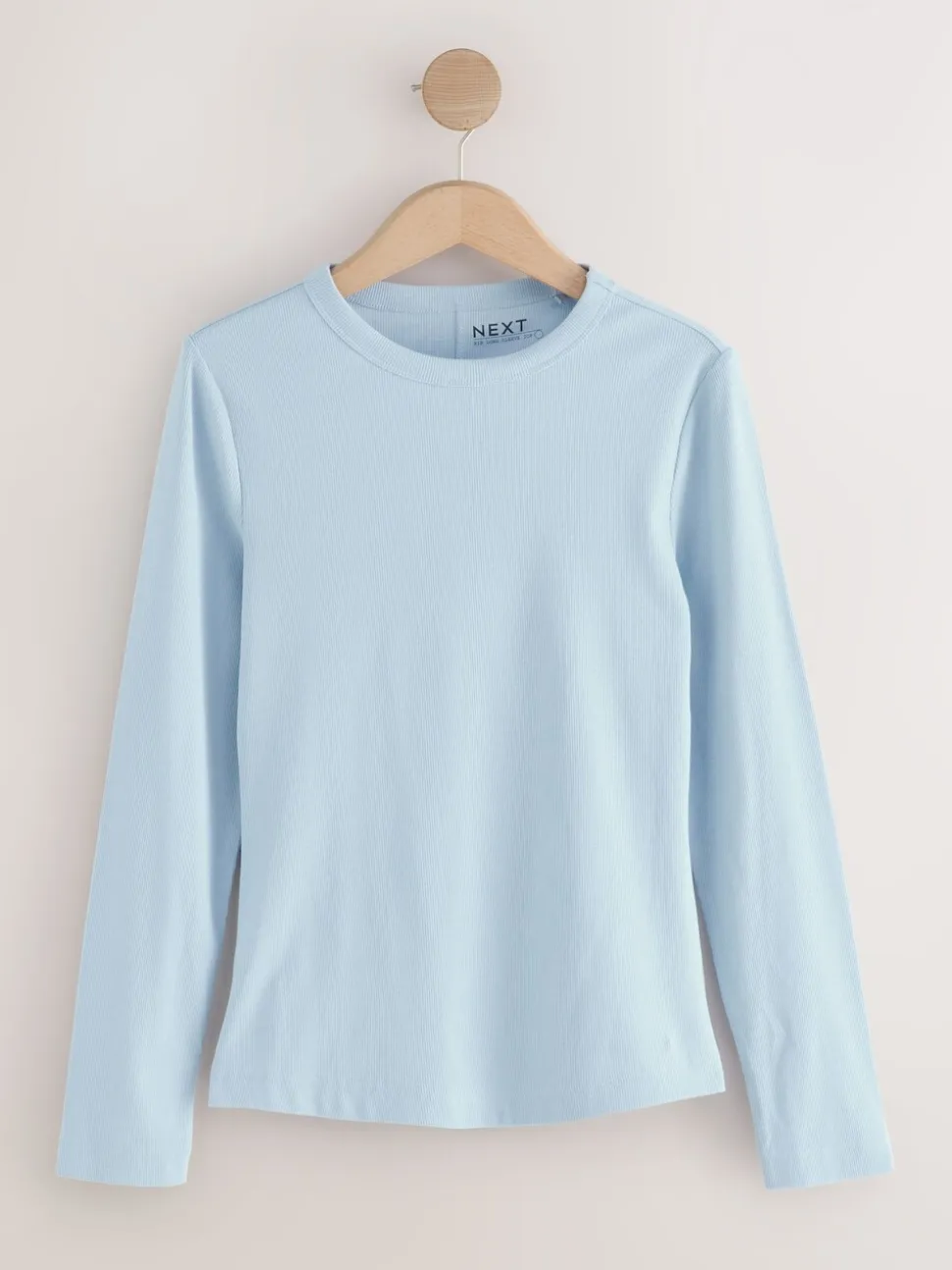 Multi/Striped 5 Pack Ribbed Long Sleeve T-Shirts