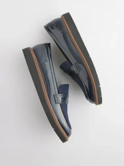Navy Blue Forever Comfort® Brogue Loafers