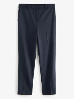 Navy Blue Heavy Duty Tailored Slim Fit Trousers