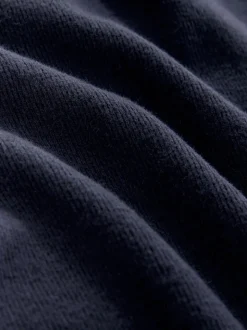 Navy Blue Maternity Cosy Wide Leg Trousers