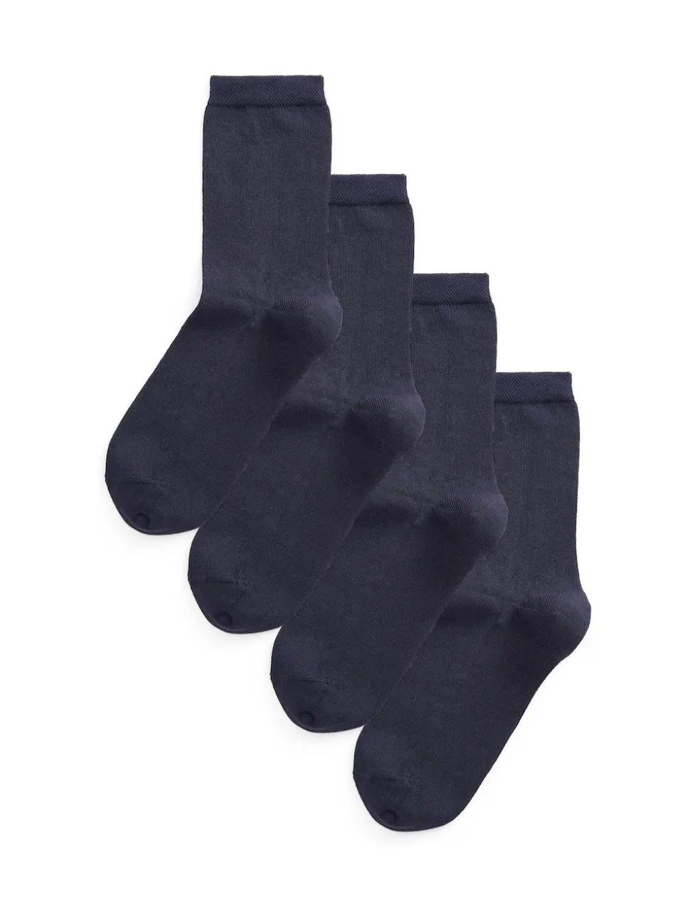 Navy Blue Modal Ankle Socks 4 Pack