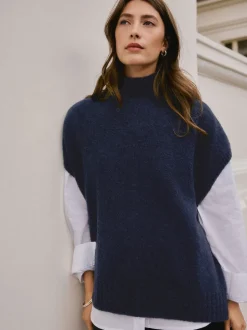 Navy Blue N. Premium Knitted Tank