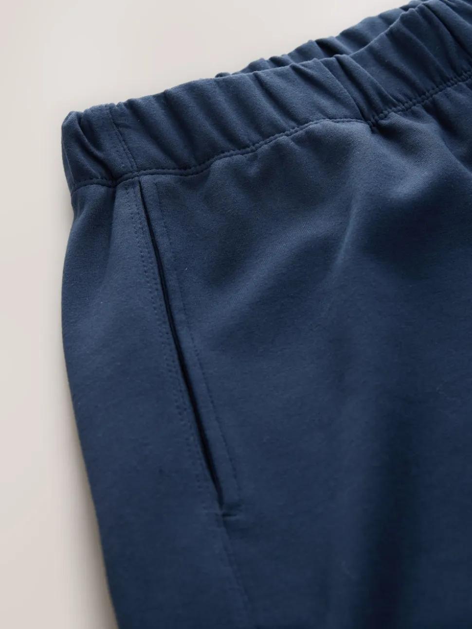 Navy Blue Premium Heavyweight Slinky Barrel Leg Joggers