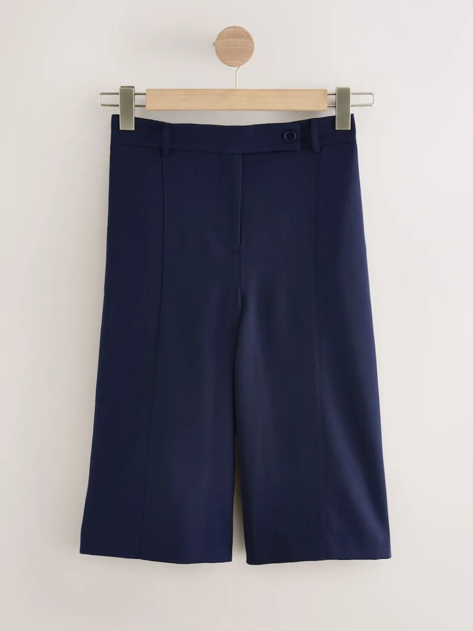 Navy Blue Smart Longline Shorts